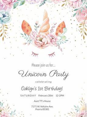 Custom made Digital Invitations - Any Themes, Colors or Designs!